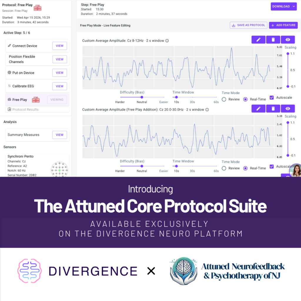 Attuned Core Protocol Suite: Available Exclusively on the Divergence Neuro Platform