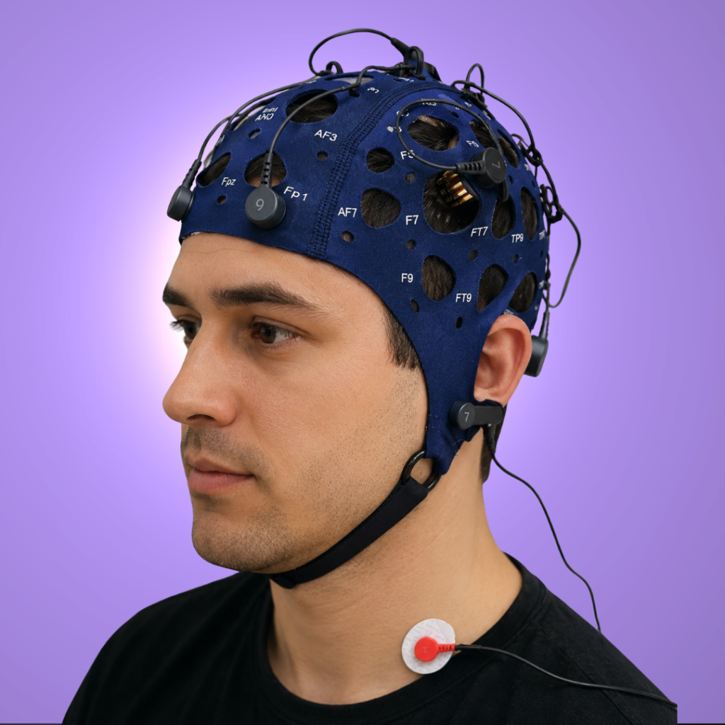 Man Wearing Synchroni Octo with ECG Pad